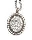 STERLING SILVER ENGRAVED BANGLE AND LOCKET AND CHAIN at Ross's Online Art Auctions