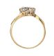 9CT GOLD TWO STONE DIAMOND RING at Ross's Online Art Auctions