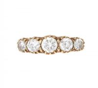9CT GOLD RING SET WITH CUBIC ZIRCONIA at Ross's Online Art Auctions