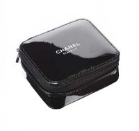 CHANEL BLACK PATENT LEATHER MAKEUP POUCH at Ross's Online Art Auctions