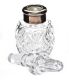 CUT GLASS SILVER TOPPED PERFUME BOTTLE at Ross's Online Art Auctions