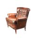 LEATHER BUTTON BACK SETTEE at Ross's Online Art Auctions
