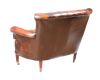 LEATHER BUTTON BACK SETTEE at Ross's Online Art Auctions