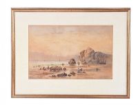 FRAMED WATERCOLOUR DRAWING at Ross's Online Art Auctions