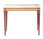 FRENCH STYLE MARBLE TOP CONSOLE TABLE at Ross's Online Art Auctions