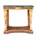 REGENCY ROSEWOOD MARBLE TOP CONSOLE TABLE at Ross's Online Art Auctions