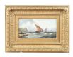 PAIR OF GILT FRAMED OIL PAINTINGS at Ross's Online Art Auctions