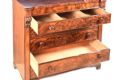 WILLIAM IV FEATHERED MAHOGANY CHEST OF DRAWERS at Ross's Online Art Auctions