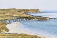 WHITEPARK BAY, COUNTY ANTRIM by Martin D. Cooke at Ross's Online Art Auctions
