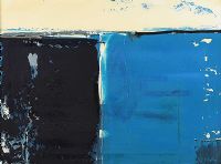 BLACK ON BLUE by Stephen E. Whalley at Ross's Online Art Auctions