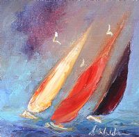 SAILING NORTH by Carol Ann Waldron at Ross's Online Art Auctions