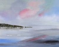 A BRIGHT COASTAL MORNING by Judith Law at Ross's Online Art Auctions