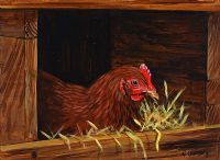 HEN by Ronald Keefer at Ross's Online Art Auctions