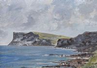 FAIRHEAD, COUNTY ANTRIM by E. Bryce at Ross's Online Art Auctions