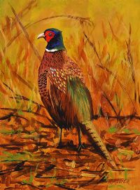 PHEASANT by Ronald Keefer at Ross's Online Art Auctions