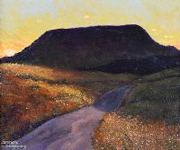 SUNSET AT MUCKISH by Sean Loughrey at Ross's Online Art Auctions