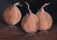 THREE ONIONS by Kevin Meehan at Ross's Online Art Auctions