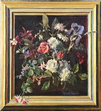 STILL LIFE, WILD FLOWERS by Meriel Campbell at Ross's Online Art Auctions