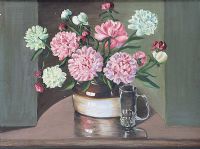 STILL LIFE, FLOWERS by Patricia Dunn at Ross's Online Art Auctions