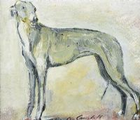 GREYHOUND by Con Campbell at Ross's Online Art Auctions