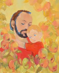 FATHER & SON by P. Vasil at Ross's Online Art Auctions