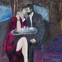 BRIEF ENCOUNTER by Rose Elizabeth Moorcroft at Ross's Online Art Auctions