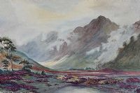 MOUNTAIN & MOORLAND, ROSS SHINE by M. Hull at Ross's Online Art Auctions