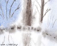 TREES IN WINTER by William Lindsay at Ross's Online Art Auctions