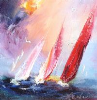 CATCHING THE WIND by Carol Ann Waldron at Ross's Online Art Auctions