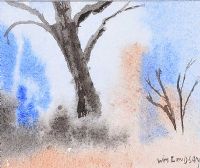 TREES & A BLUE SKY by William Lindsay at Ross's Online Art Auctions