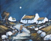 ON THE PATH HOME, WEST OF IRELAND by Patrick Murphy at Ross's Online Art Auctions