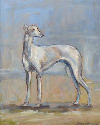 GREYHOUND by Oran Maguire at Ross's Online Art Auctions