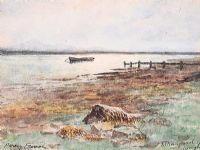 STRANGFORD LOUGH by William Percy French at Ross's Online Art Auctions