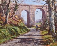 THE VIADUCT by Donal McNaughton at Ross's Online Art Auctions