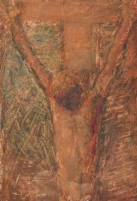 CRUCIFIXION by Cherith McKinstry RUA at Ross's Online Art Auctions