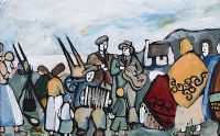 IRISH TRAVELLERS by Irish School at Ross's Online Art Auctions