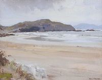 MARBLE STRAND, DONEGAL by Frank McKelvey RHA RUA at Ross's Online Art Auctions