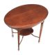 EDWARDIAN OVAL LAMP TABLE at Ross's Online Art Auctions