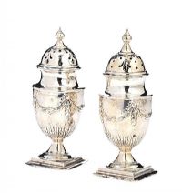 PAIR OF SILVER PEPPERETTES at Ross's Online Art Auctions