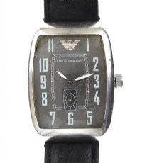 EMPORIO ARMANI STAINLESS STEEL GENT'S WRIST WATCH at Ross's Online Art Auctions