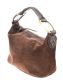 MAXMARA BROWN SUEDE AND LEATHER HANDBAG at Ross's Online Art Auctions