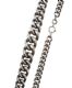 HEAVY SILVER GRADUATED CHAIN at Ross's Online Art Auctions