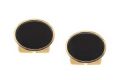 PAIR OF 14CT GOLD ONYX CUFFLINKS at Ross's Online Art Auctions