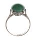 14CT WHITE GOLD RING SET WITH JADE BY DESIGNER ASTOR at Ross's Online Art Auctions