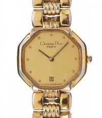 CHRISTIAN DIOR PLATED WRIST WATCH at Ross's Online Art Auctions