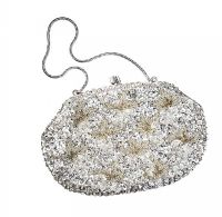 VINTAGE BEADED SEQUIN EVENING BAG at Ross's Online Art Auctions