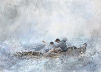 STORMY SEAS by Tom Kerr at Ross's Online Art Auctions