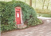 POSTBOX, LAMORNA by Nigel Ashcroft at Ross's Online Art Auctions