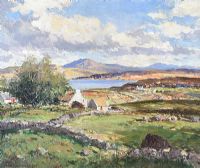 AT MARBLE HILL STRAND, DONEGAL by Maurice Canning Wilks ARHA RUA at Ross's Online Art Auctions
