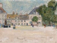 MARKET SQUARE by English School at Ross's Online Art Auctions